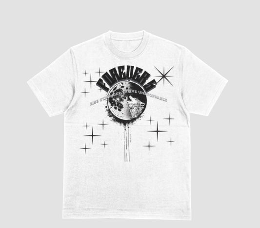 Forever 5 graphic wolf tee