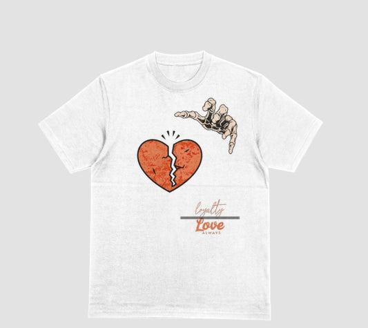 Loyalty/Love graphic T-shirt